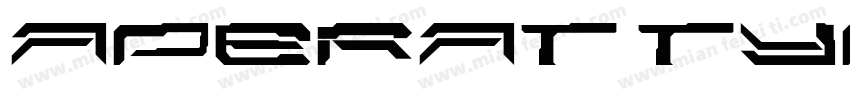 Aperat typeface字体转换